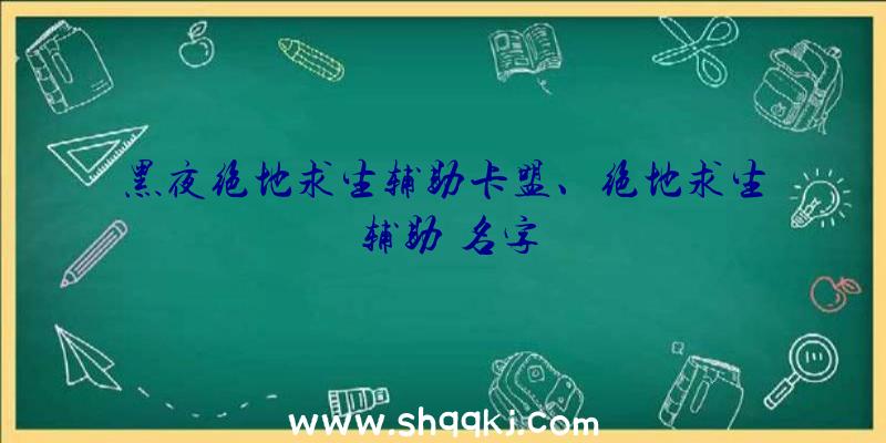 黑夜绝地求生辅助卡盟、绝地求生